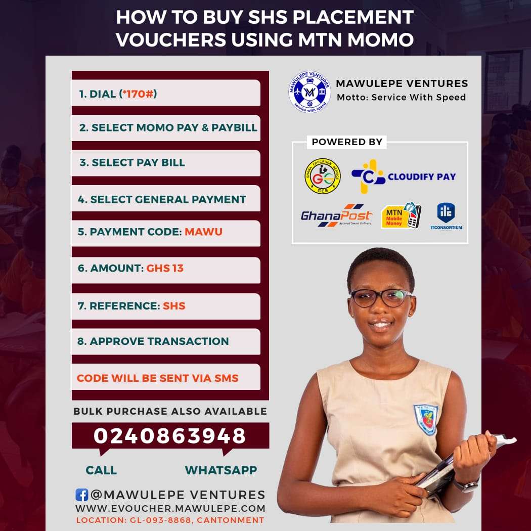 How to Purchase SHS Placement Voucher for 2023: Online and Mobile Money (Momo) Options.