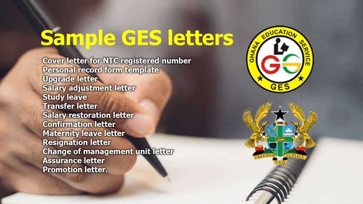 GES LETTERS SAMPLES